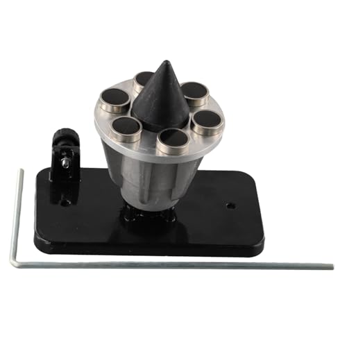 Rasenmähermesser Balancer 42047, entworfen für 339075B, Metall und Aluminium für verbessertes Schneiden (schwarz)