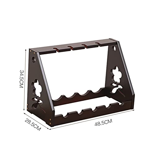 Soporte de madera para botellas de vino miniatura 2