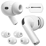 DamonLight 2 Pairs Ear Tips for AirPods Pro 3 Grip Silicone Earbuds Cover [Added Storage Pouch][US Patent Registered] Compatible with Apple AirPods Pro 3rd Generation 2025 (Large) - Image 1