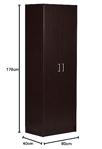 Image of DeckUp Giona Engineered Wood Set of 1 Book Shelf and Display Unit (Dark Wenge, Matte Finish)