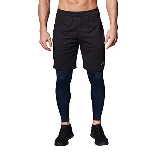CW-X Men's Stabilyx Joint Support Compression Tights, Pants for Running and Recovery, 225809A, True Navy, Medium2