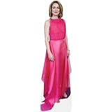 Silvia Abascal (Pink Dress) Silhouette en carton Taille Mini