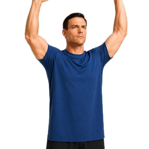 T-shirt de sport pour homme de 1,8m et plus coupe extra longue et ajustée