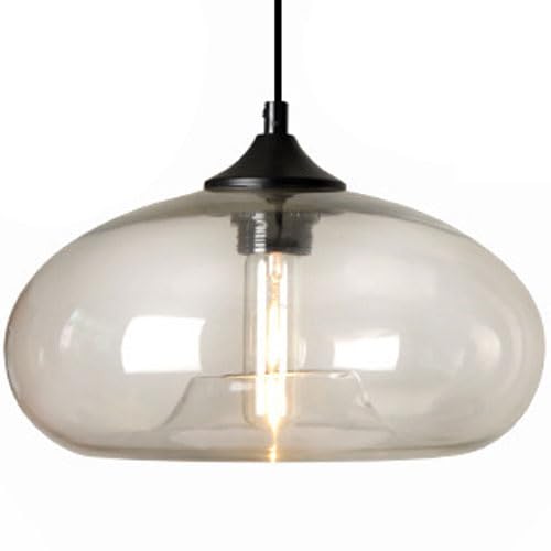 Lustre en verre industriel et suspension raffinée pour chambre épurée
