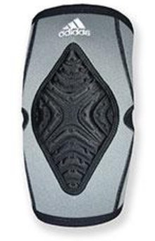 adidas aK102 Knee Pad, Grey/Black, Size XX-Large