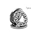 Bettomshin 1Pcs 51304 Thrust Ball Bearings, 20x47x18mm, High Temperature Bearing Steel for Rotating Applications Industry Machine Tool