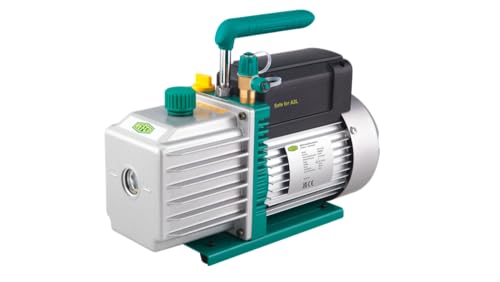 Bomba de vacío de dos etapas ECO-5-A2L | 5 CFM, 15 micrones | Segura para refrigerantes A2L | Refrigeración HVAC | Aceite incluido miniatura 1