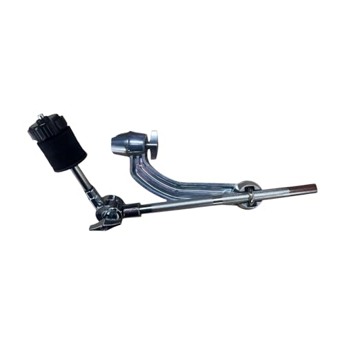 Brazo para soporte de platillos de aleación de zinc para batería con ángulos ajustables y construcción resistente miniatura 7