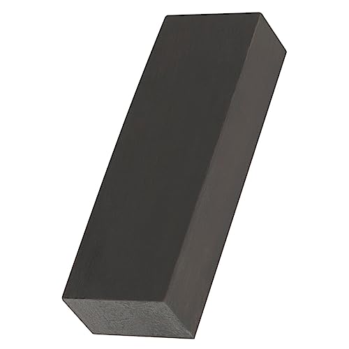 Toddmomy Black Ebony Wood Block Instruments Instrument Material Folk Guitar Block Handle Decoration Hardwood Block Guitar Parts Guitar Inlay Decor Guitar Repair Part Guitar Accessories