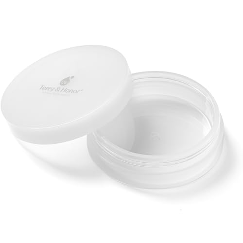 Terez & Honor Mini contenitori per la cura della pelle: contenitori da viaggio per tamponi toner e cerotti sotto gli occhi fai da te, adatti ai viaggi, riutilizzabili, a prova di perdite, prodotti in