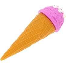 Cabilock Simulated Ice Cream Model Artificial Ice Cream Cone Food Model for Home Kitchen Cabinet Desk Shops Party Decor Sample Display Photography Props