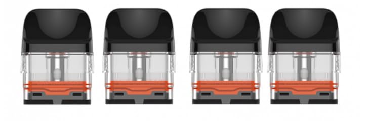 Xros Series Pods compatible with Vaporesso XROS Nano mini 3 and 2 kits MTL No Nicotine (0.8Ω- pack of 4)