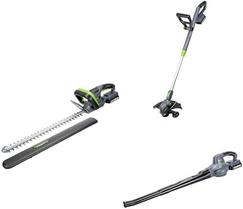 Genesis G20MAX 20V Cordless 3-Tool Combo: 20 in. Hedge Trimmer, String Trimmer/Edger & 2-Speed Leaf Blower (70/130 MPH) with Batteries & Chargers