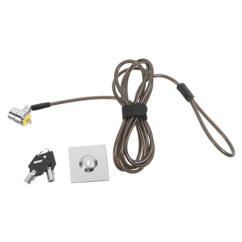 BEBEMOKO Serrure Câble Renforcée de Verrou de Sécurité pour Ordinateur Portable Bureau et Domicile