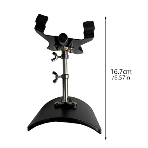Support guitare métal avec base stable antidérapante pour scène - 4