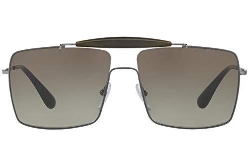 Prada PR57SS - UFT5O2 Grey/Gunmetal w/Green Gradient 58mm2