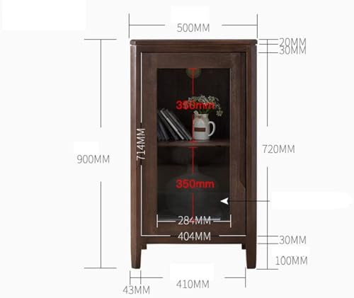 Soporte para botellas de vino con puerta de vidrio miniatura 3