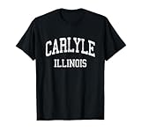 Carlyle Illinois IL Vintage Athletic Sports Design T-Shirt