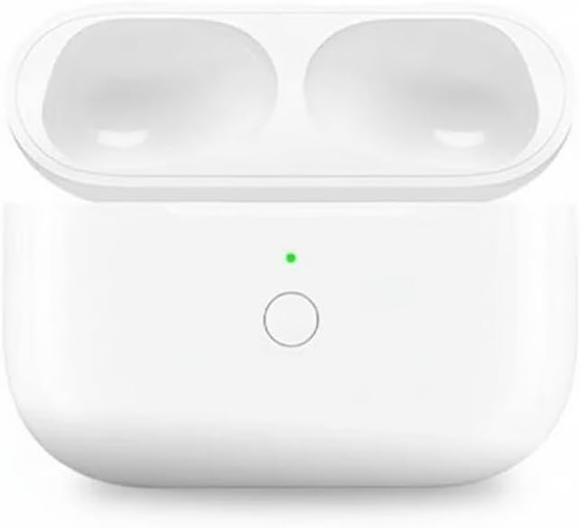 Replacement Charging Case for AirPods Pro 1 & 2 (A2190/A2084/A2083/A2968/A2700/A3047/A3048/A3049/A2931/A2698/A2699) – Lightning & Qi Wireless Charging – Bluetooth Pairing Button – Case Only
