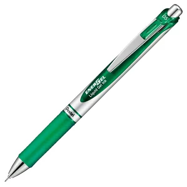 Stylo à bille Pentel EnerGel BLN75Z-D vert pour organiser vos notes de bureau