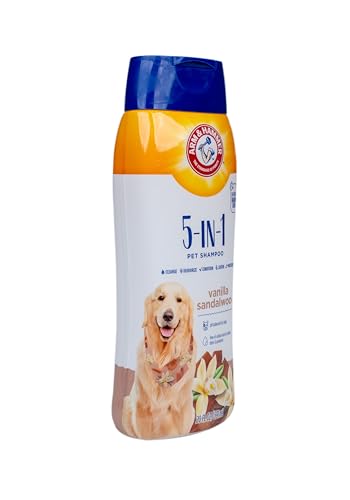 image for Arm & Hammer for Pets 5-in-1 Pet Shampoo with Conditioner, Vanilla San
