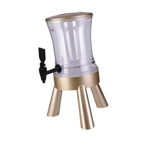 Bothyi Beer Beverage Dispenser Drinks Tower 3L Sturdy Easy to Clean Mimosa Iced Beverage Dispenser Beer Tower Dispenser for Outdoor