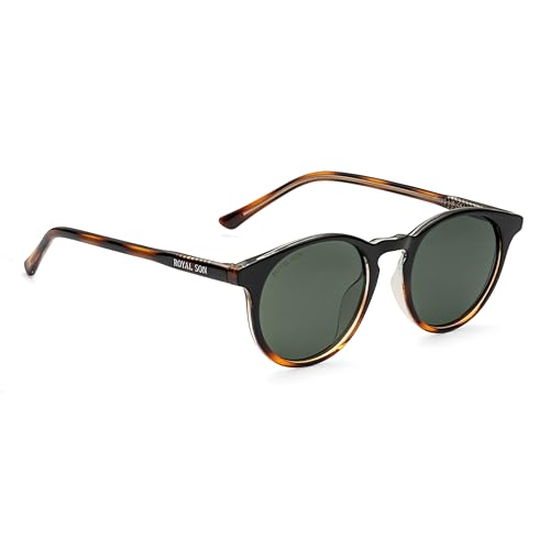 Image of ROYAL SON Polarized Stylish Sunglasses | UV Protection | Round | Classic | Men & Women | Small | SG-RS1111