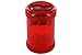 KUM AZ103.28.19-R - Behälter-Doppelspitzer 430 M2 R, „Der Runde“, aus Magnesium, Schraubdeckel, rot, 1 Stück