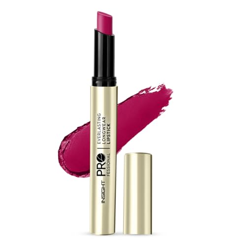 Image of INSIGHT Professional Everlasting Longwear Lipstick | Velvety Smooth Finish | Highly Pigmented | Transferproof,Waterproof,Smudgeproof | Infused with Vit E & Marula Oil - (Meta) 2.5gm