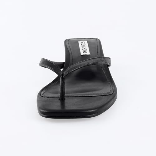 Image of STUNAHOME Kitten Heels Sandals for Women Cute Summer Square Open Toe 1.4 Inches Comfortable Thong Flip Flop Heels
