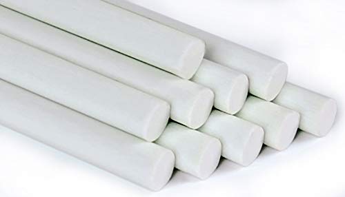 Glasfaserstäbe Ø 5mm x 1000mm Fiberglas Fiberglasstäbe GFK-Stäbe Pflanzstäbe (100) Cover