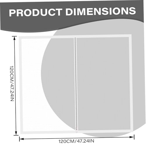 Malha de janela para gatos e gatos, protetor de tela para janela, 47 x 47 cm, tela fina autoadesiva,