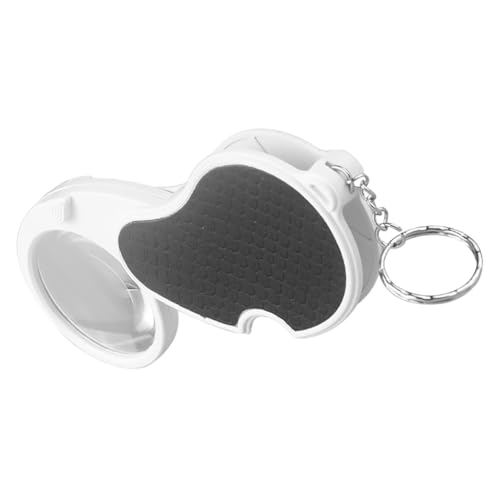 TOVINANNA Lupa Plegable Lupa con Led Pequeñas Mini Linterna Llavero Abdominales