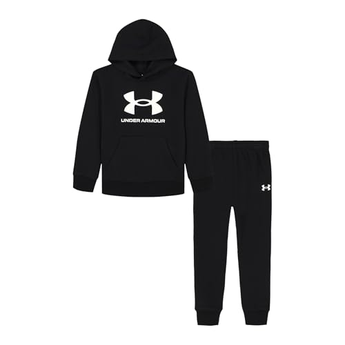 Image of Under Armour Boys' 2-piece Hoodie Set, Pullover Sweatshirt and Fleece Pants