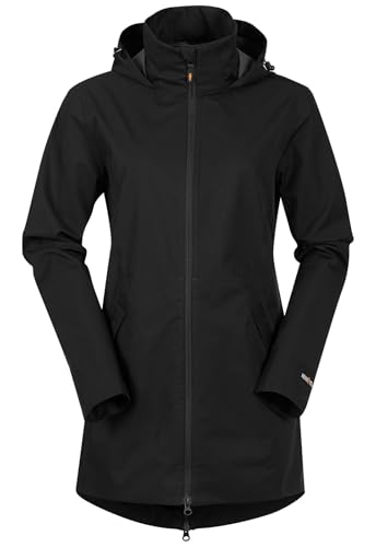 Kerrits Women's Waterproof Equestrian Rain Jacket – Mid-Length, Horse Riding Shell, 2-Way Front Zip, Back Gusset4