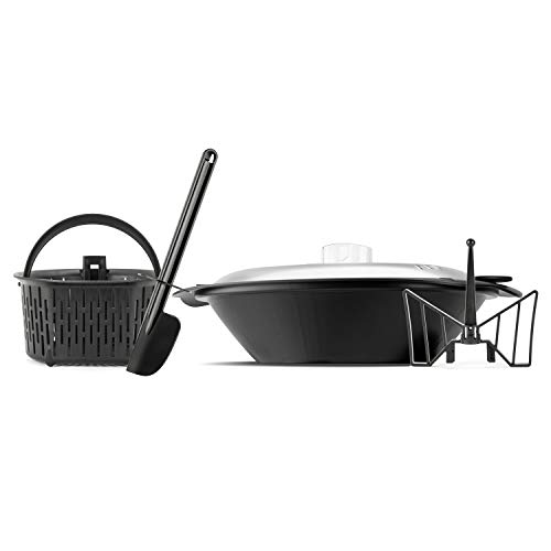 Taurus-Foodie-Robot-de-Cocina-multifuncion-Recetas-Incluido-31-Funciones-Bascula-integrada-Libre-de-BPA-1500-W-35-litros-44-Decibeles-Acero-Inoxidable-Negro-INOX