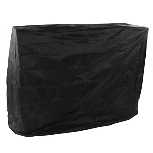 Housse de table de tennis de table imperméable noire avec crampon