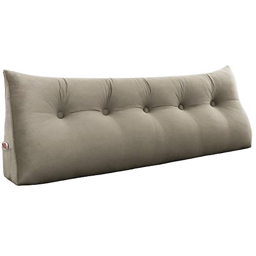 image for VERCART Large Wedge Pillow Decorative Body Throw Pillows Bed Backrest 