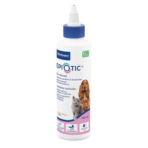Virbac EPIOTIC Advanced Ear Cleanser | Powerful and Gentle Cleanser For Dogs and Cats of all ages 4 oz