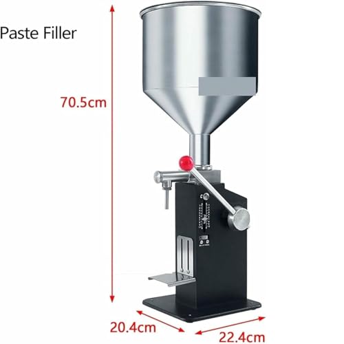 Riempitrice manuale per liquidi, pompa a siringa da 10-100 ml per fiale e bottiglie, ugello antigoccia in acciaio inossidabile, ideale per laboratorio, birra fatta in casa, cosmetici, profumi, olio