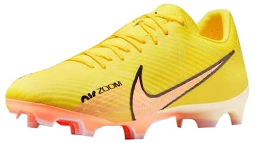 NIKE Mercurial Zoom Vapor 15 Academy MG, Sneaker Hombre, Yellow Strike Sunset Glow Coconut Milk, 44.5 EU
