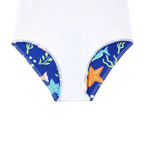 Image of Zando Girls Bathing Suit Size 2-10 Years - Cute Toddler Swimsuit Girl Adjustable One Piece Swimwear for Summer Beach Wear