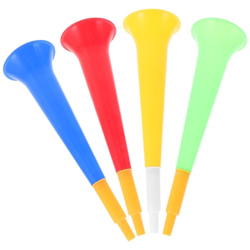 Beaupretty 4piezas Cuerno De Fútbol Para Juguete Musical Para Fiestas Para Animar Partidos De Fútbol Exteriores