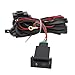 Universal 12V LED Fog Light Switch Relay Kit for Car Offroad Vehicle High Performance More 10.8ft Wiring