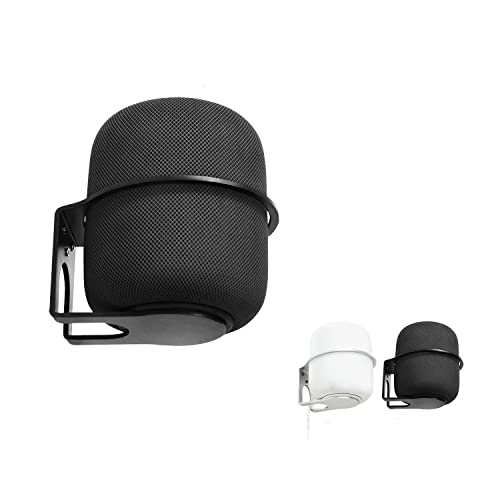 Accessoire rack mural pour Apple HomePod 2 noir avec range-câble
