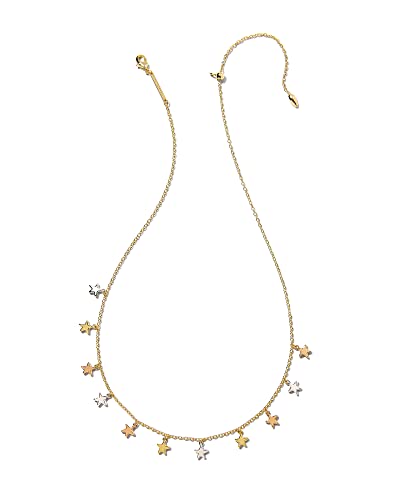 Kendra Scott Sloane Star Strand Necklace In Silver-Plated Brass, Fashion Jewelry For Women, Mixed Metal #TOP25
