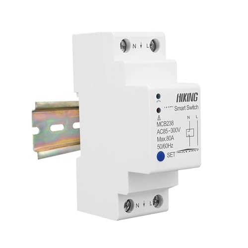 Interruptor de riel DIN 80A bipolar para evitar consumos fantasma con control remoto 3