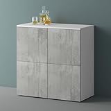 Rangement pratique : ce meuble n'a pas de cloisons, quatre compartiments peuvent répondre pleinement à vos besoins de rangement, peuvent être ciblées pour ranger les nécessités quotidiennes, facile à utiliser.