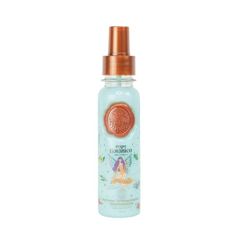 Origen Botnico Perfume Termoprotector para Cabello Sin Alcohol Antifrizz Desenredante Proteccin solar Con Feromonas Aroma Ritual de Tentacin Jazmn y Vainilla 120ML. Todo tipo de cabello.