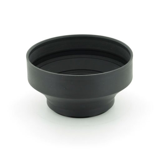 Albinar 77mm Universal Telematic Wide/Zoom 3 Position Rubber Lens Hood - Thumbnail 2